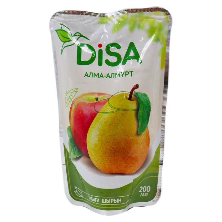 СОК DISA ЯБЛОКО-ГРУША 0,2Л