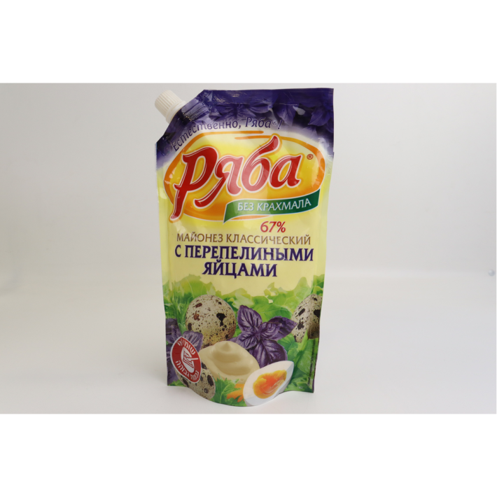 Майонез Ряба с перепел яйцами 67% 372 г