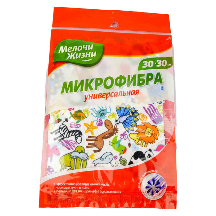 Салфетка микрофибра универсальный 1 шт