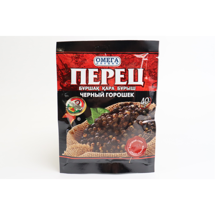 Перец горькийошек черный 40 г Омега