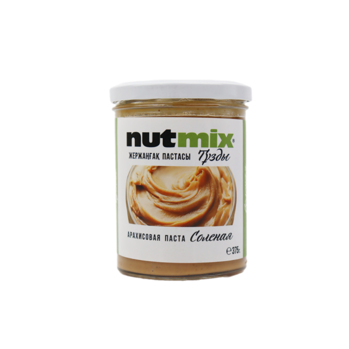 ПАСТА АРАХИСОВАЯ СОЛЕНАЯ NUTMIX В СТ/Б ПО 375ГР
