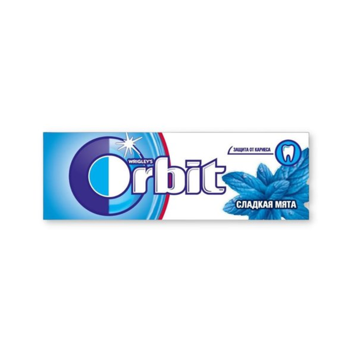 Резинка жевательная Orbit сладкая мята 13,6 г