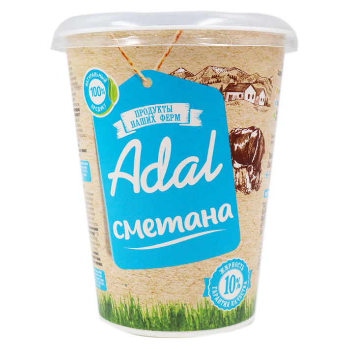 Сметана Продукты наших ферм 10% 380 г
