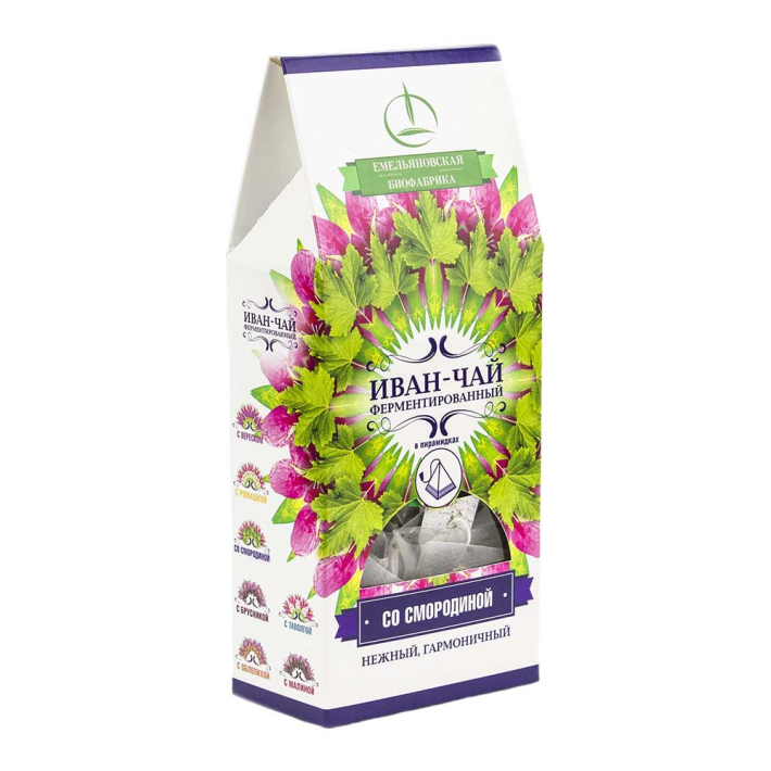 Иван-чай ферментированный с листьями смородины 50 г