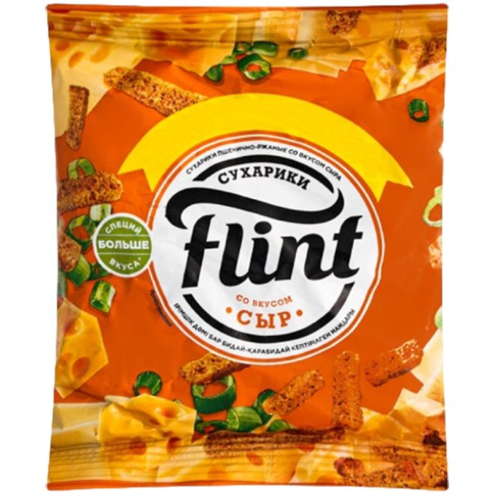 СУХАРИКИ FLINT ВКУС СЫРА 100ГР