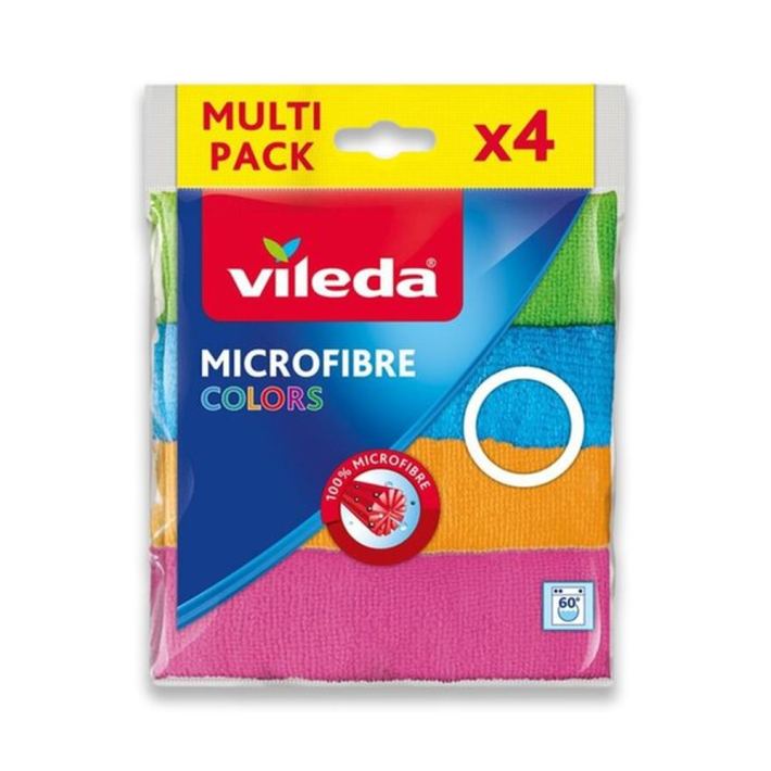 Салфетка Vileda colors из микрофибры 4 шт