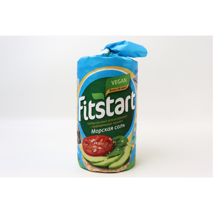 Хлебцы Fitstart рисовые морская соль 90 г