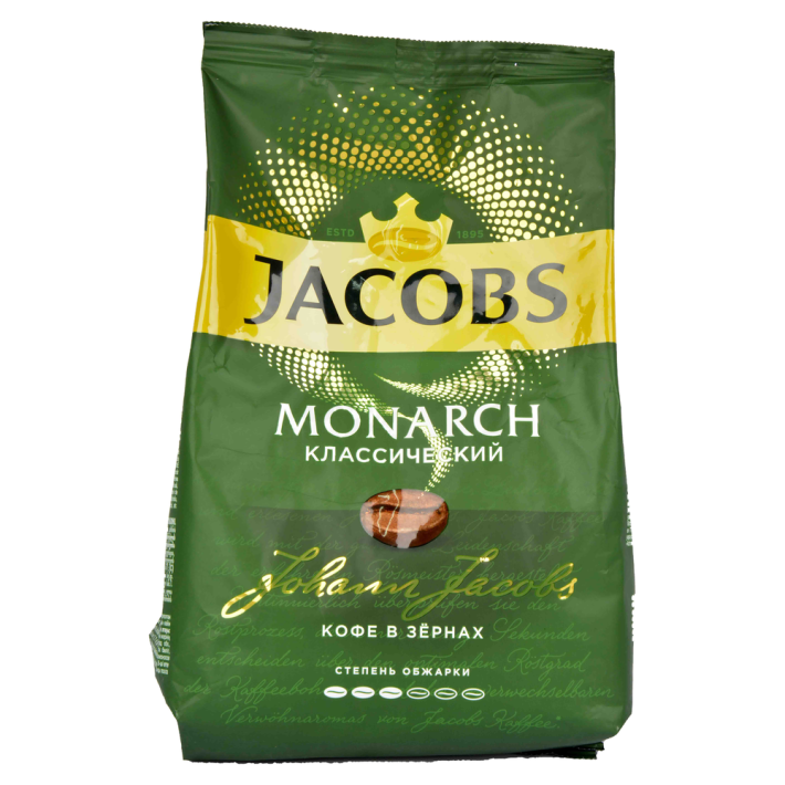 Кофе Jacobs монарх жаренный 800 г