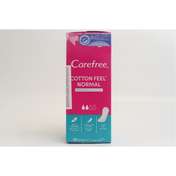 ПРОКЛАДКИ ЕЖЕДНЕВНЫЕ CAREFREE NORMAL COTTON 20ШТ