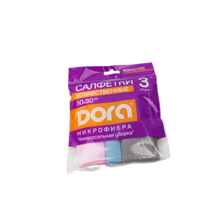 Салфетка Dora универсальный 30*30 см 3 шт