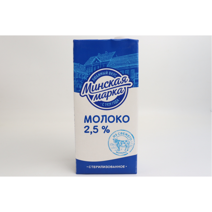МОЛОКО СТЕРИЛИЗОВАННОЕ МИНСКАЯ МАРКА 2,5% 1Л