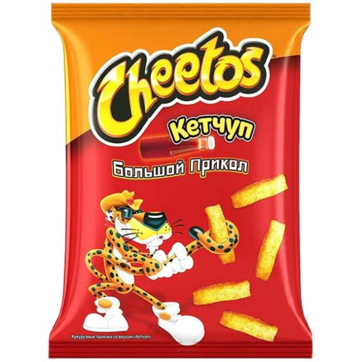 ПАЛОЧКИ КУКУРУЗНЫЕ CHEETOS КЕТЧУП 85ГР