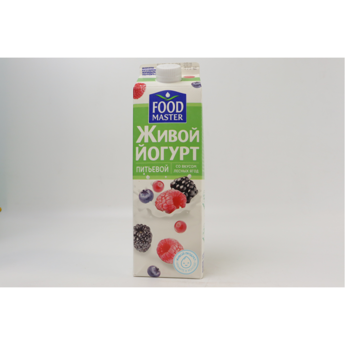 Йогурт Food Master питьевой лесные ягоды 2% 900 г