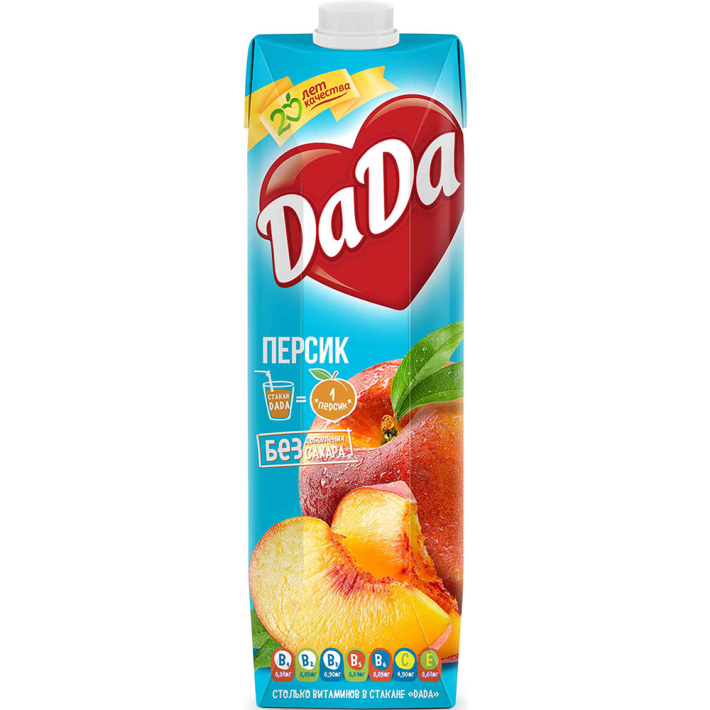 Сок Da-Da Day персик 0,95 л