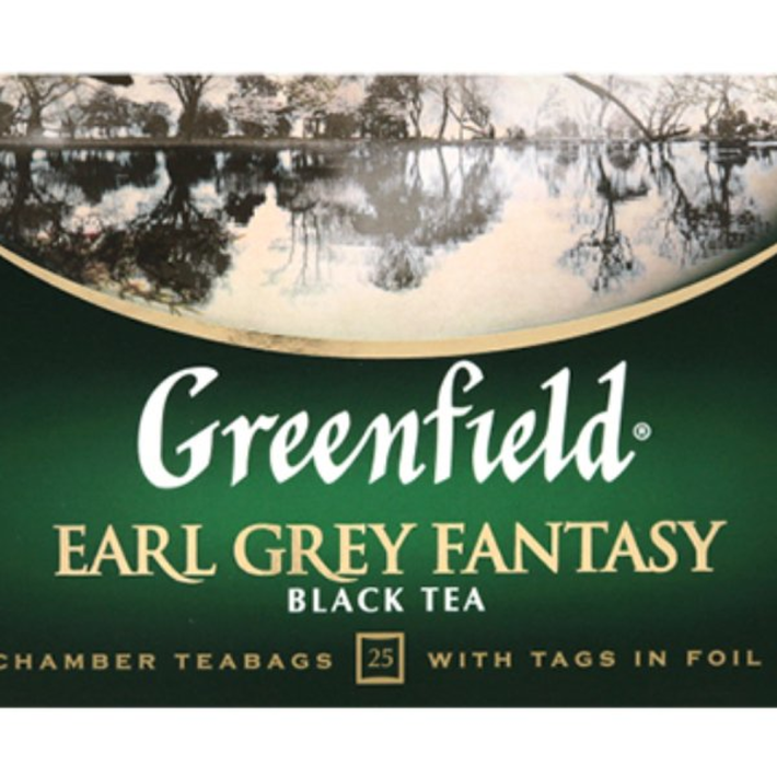 Чай Greenfield earl grey fantasy black tea 25 шт