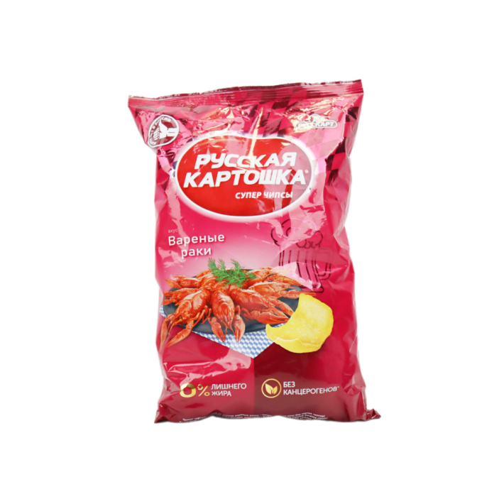 РУССКАЯ КАРТОШКА СО ВКУСОМ ВАРЕНЫЕ РАКИ 140ГР