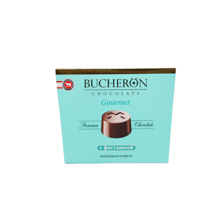 КОНФЕТЫ BUCHERON GOURMET ШОКОЛАДНЫЕ С ФИСТАШКОЙ 175ГР