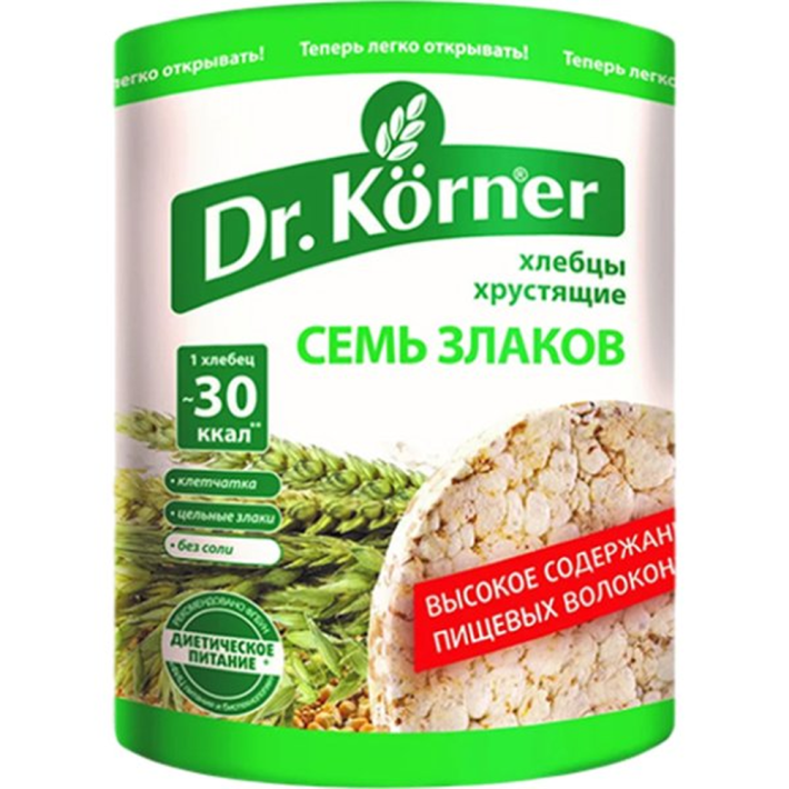 Хлебцы 7 злаков без глютена 100 г