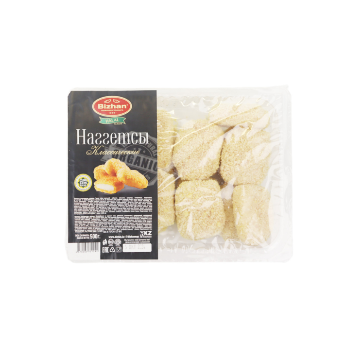 НАГГЕТСЫ БИЖАН КЛАССИЧЕСКИЕ 500ГР П/ПАК