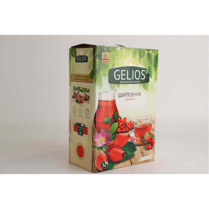 Компот шиповник Gelios 3 л bag-in-box
