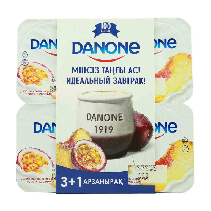 Йогурт Danone персик маракуйя 120 г