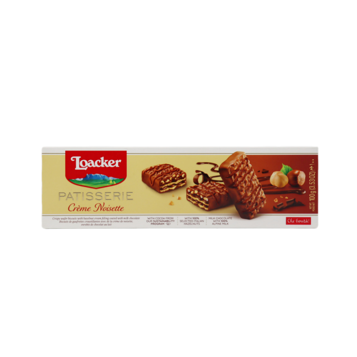 Печенье вафельное Loacker noisette 100 г
