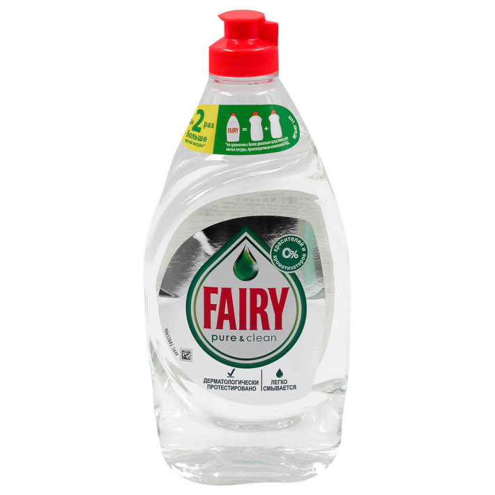 Средство для мытья посуды Fairy pure & Clean 450 мл