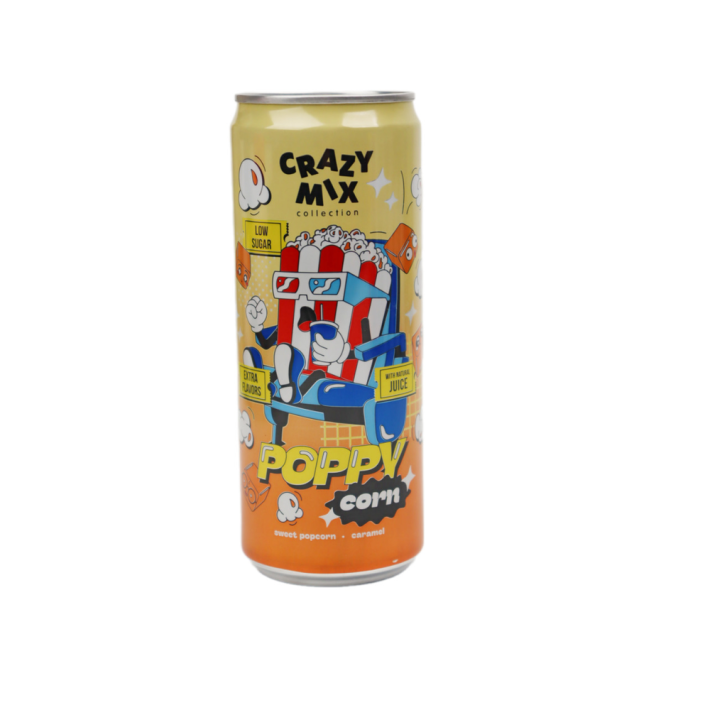 НАПИТОК CRAZY MIX COLLECTION POPPY CORN 330МЛ