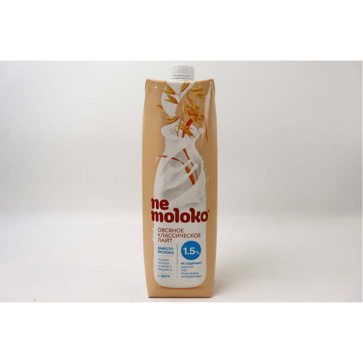 Напиток Nemoloko Овсяный Классический Лайт 1,5% 1 л