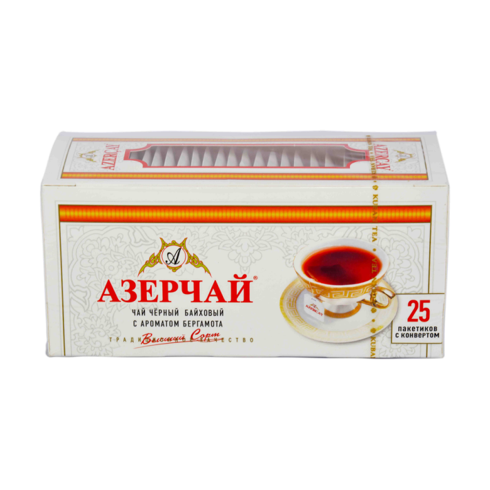 Чай Azercay черный байховый с бергамотом шт конв 25 шт