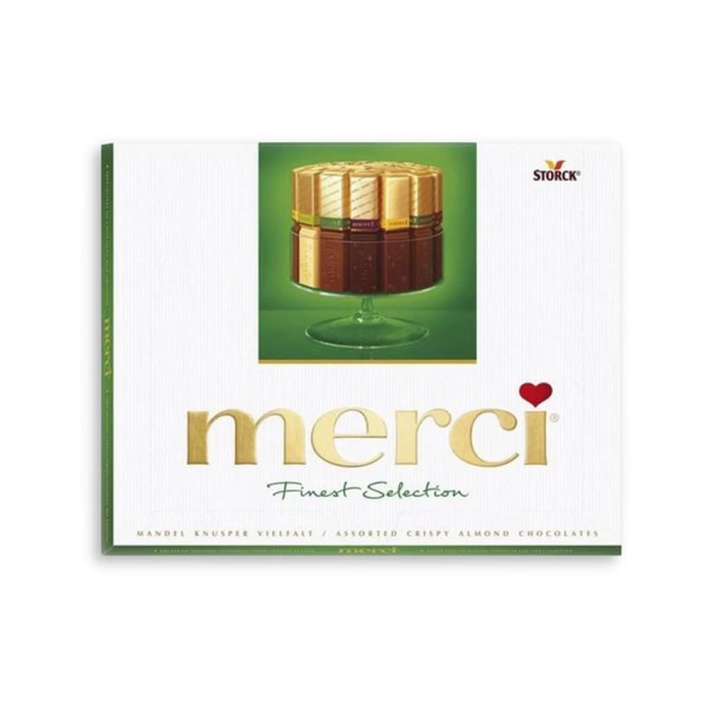 Конфеты шоколадные Merci с Миндалем 250 г