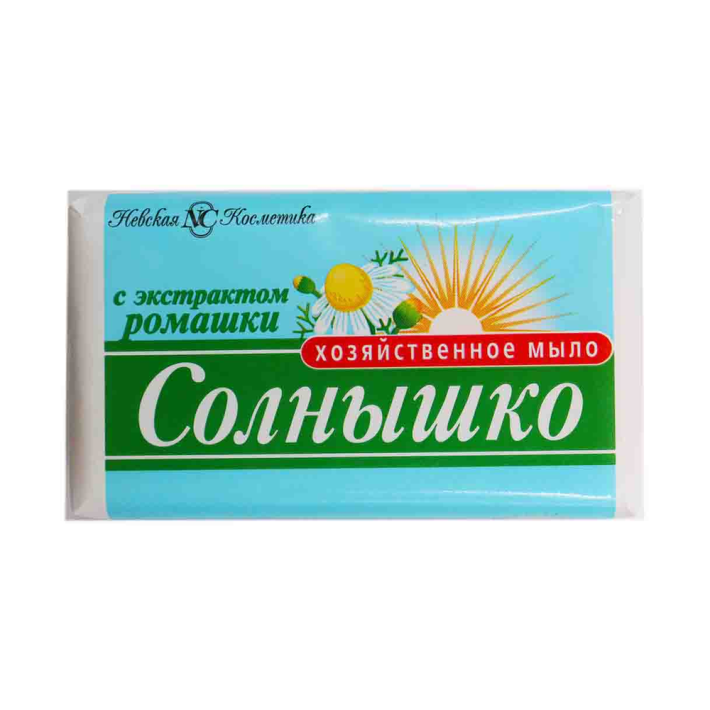 Мыло хозяйственное солнышко экстракт ромашки 140 г