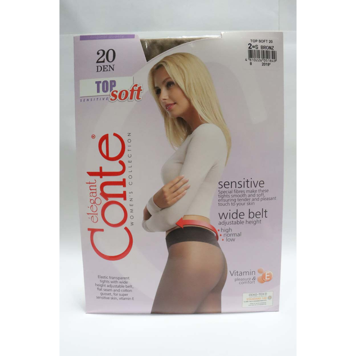 Колготки женские Top soft 20 den 2 размер bronz