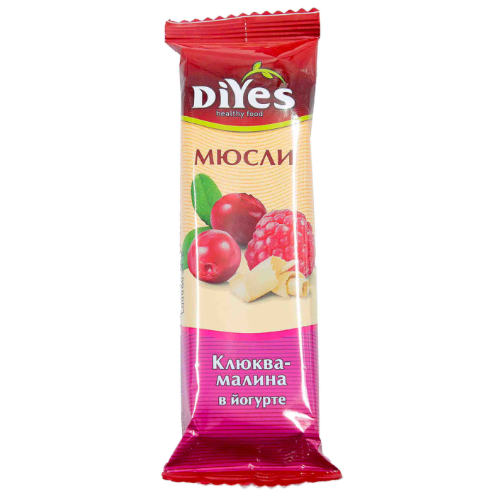 Батончик Duyes мюсли клюква