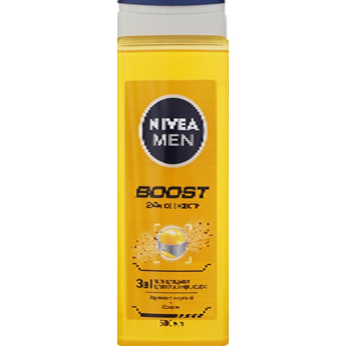 ГЕЛЬ ДЛЯ ДУША NIVEA MEN BOOST 3В1 500МЛ