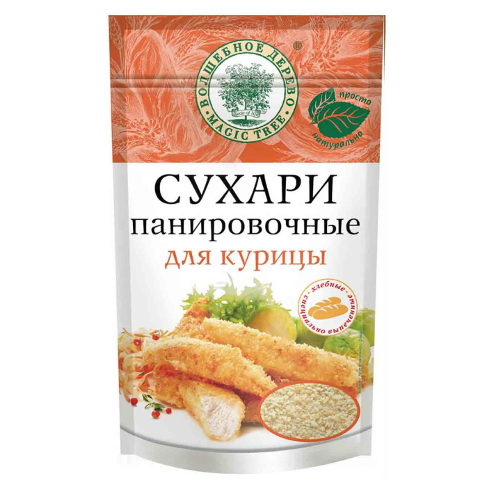 Сухари Мagic Тree Панировочные Хрустящие Куринные 140 г