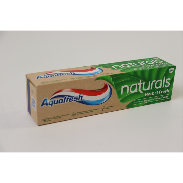 ЗУБНАЯ ПАСТА AQUAFRESH NATURALS СВЕЖЕСТЬ ТРАВ 75МЛ