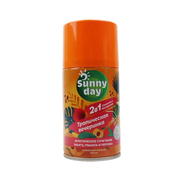 ОСВЕЖ ВОЗ АВТ SUNNY DAY ТРОПИЧЕСКАЯ ВЕЧЕРИНК СМЕН БАЛ 250СМ3
