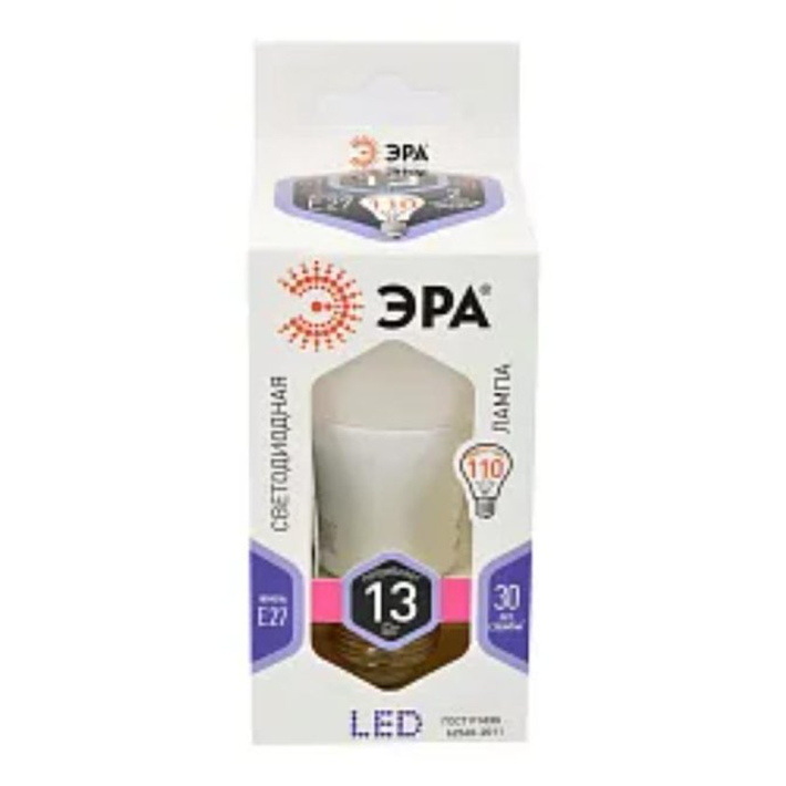 Лампа светодиодныйная эра led smd a60-13w-860-e27