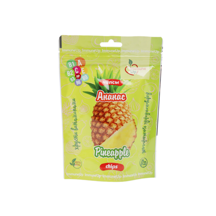 ЧИПСЫ IMMUNE UP АНАНАСОВЫЕ 20ГР