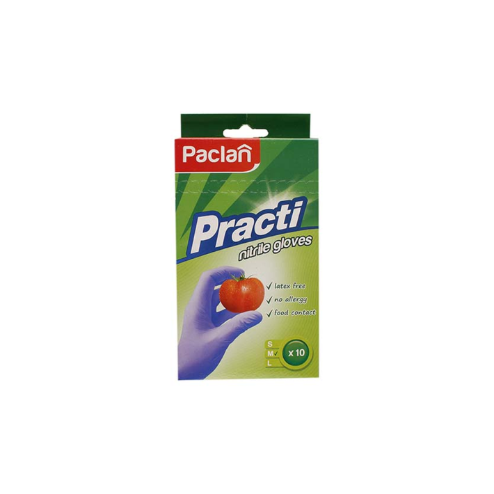 Перчатки Paclan рracti нитриловые