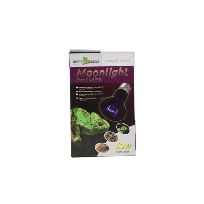 ЛАМПА НОЧНАЯ С ПОДОГРЕВОМ REPTI-ZOO MOONLIGHT HEAT 50W