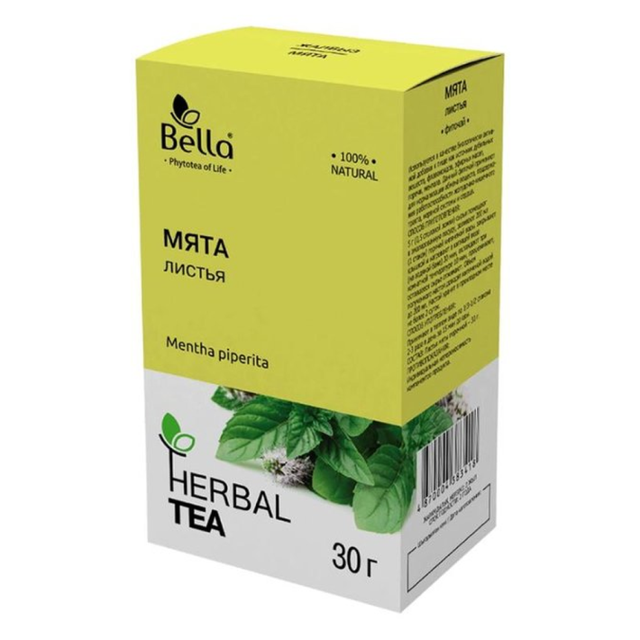 ЛИСТЬЯ МЯТА BELLA 30Г