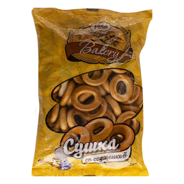 Сушки Fine bakery со сгущенкой 350 г
