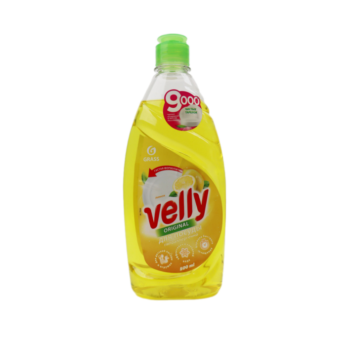 СРЕДСТВО Д/МЫТЬЯ ПОСУДЫ GRASS VELLY ЛИМОН 500МЛ