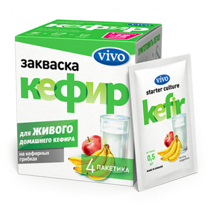 Закваска бактериальная кефир Vivo 2 г