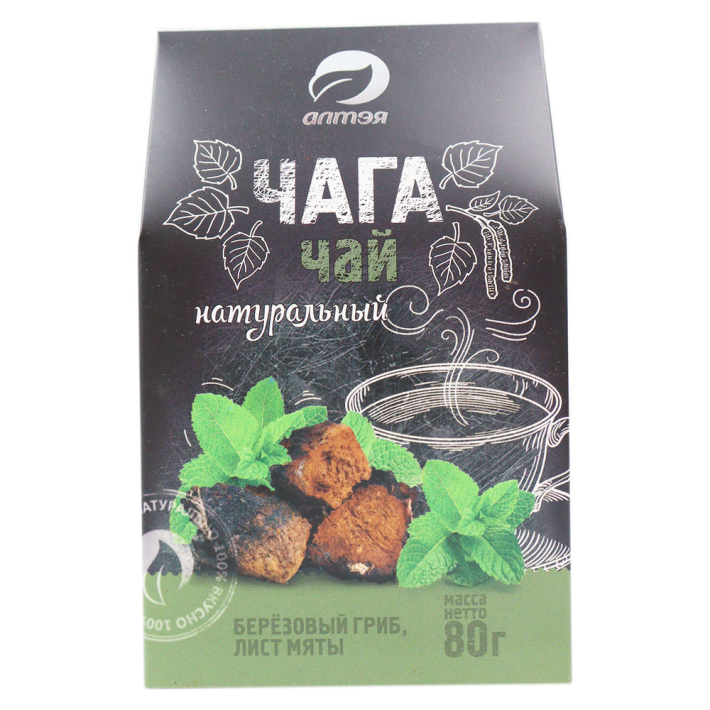 ЧАЙНЫЙ НАПИТОК АЛТЭЯ ФИТОЧАЙ ЧАГА С МЯТОЙ 80Г