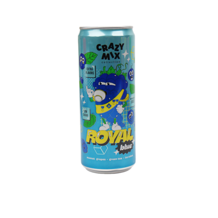 НАПИТОК CRAZY MIX COLLECTION ROYAL BLUE 330МЛ