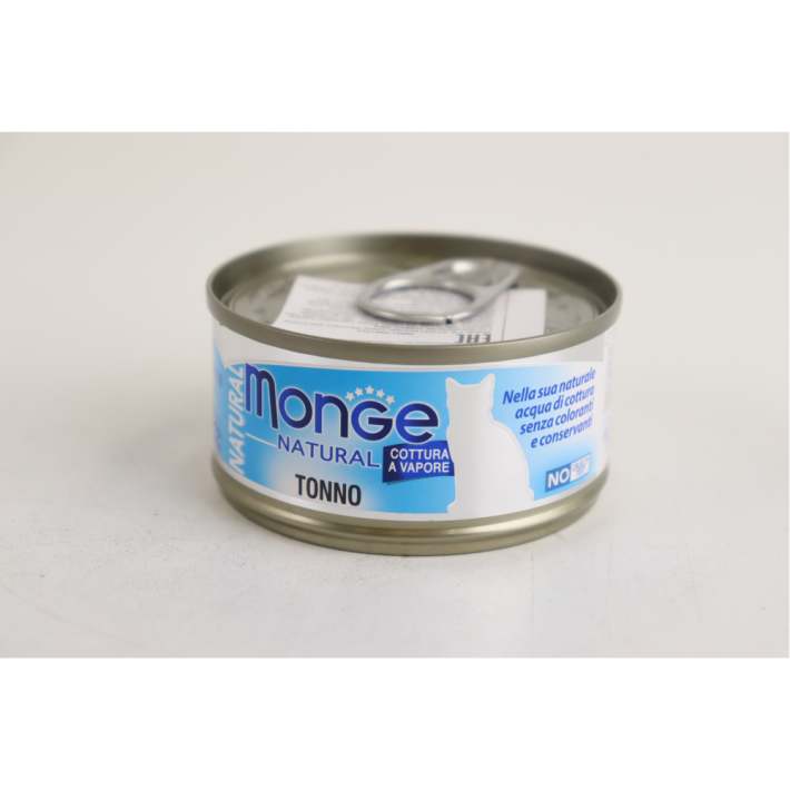Лакомства Monge natural кусочки для кошек Атлантический Тунец 80 г
