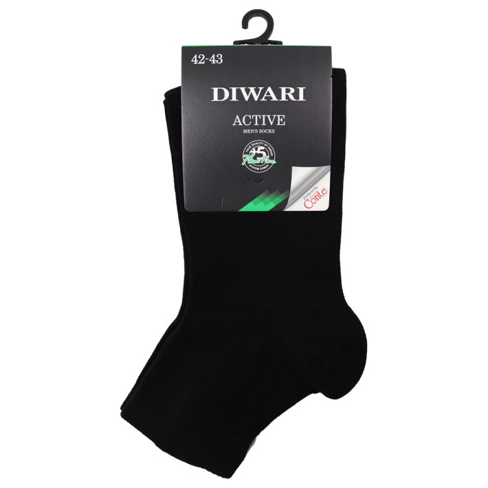 НОСКИ МУЖСКИЕ DIWARI ACTIVE, Р.27, 148 ЧЕРНЫЙ
